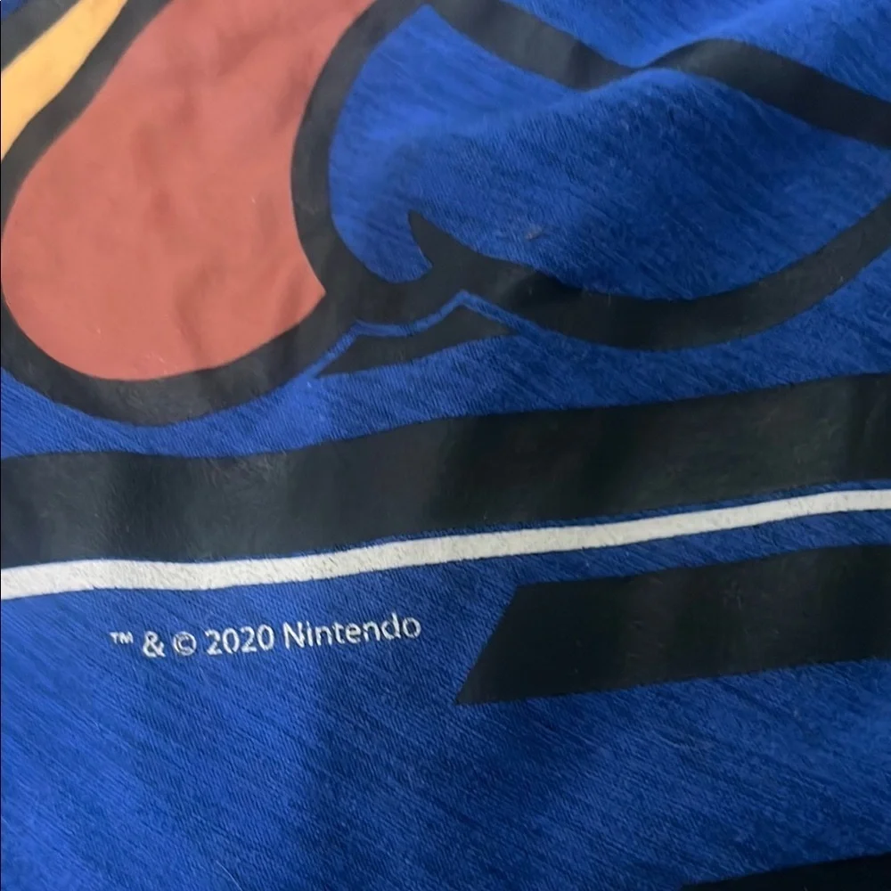 Old Navy Blue Mario Kids T-Shirt